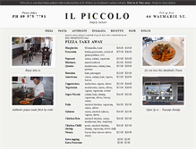Tablet Screenshot of ilpiccolo.co.nz
