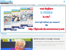 Tablet Screenshot of ilpiccolo.org
